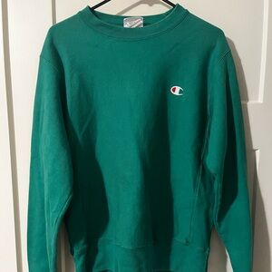 Green Champion Crewneck Sweatshirt #Champion #Christmas #Hoodie